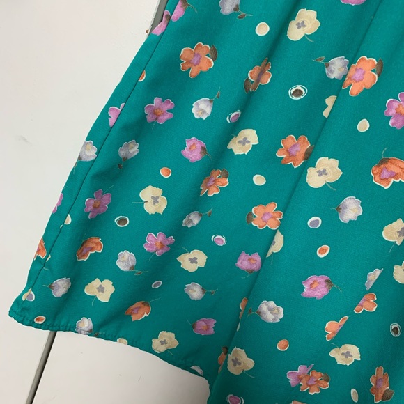 Green Floral Dress - Picture 12 of 14